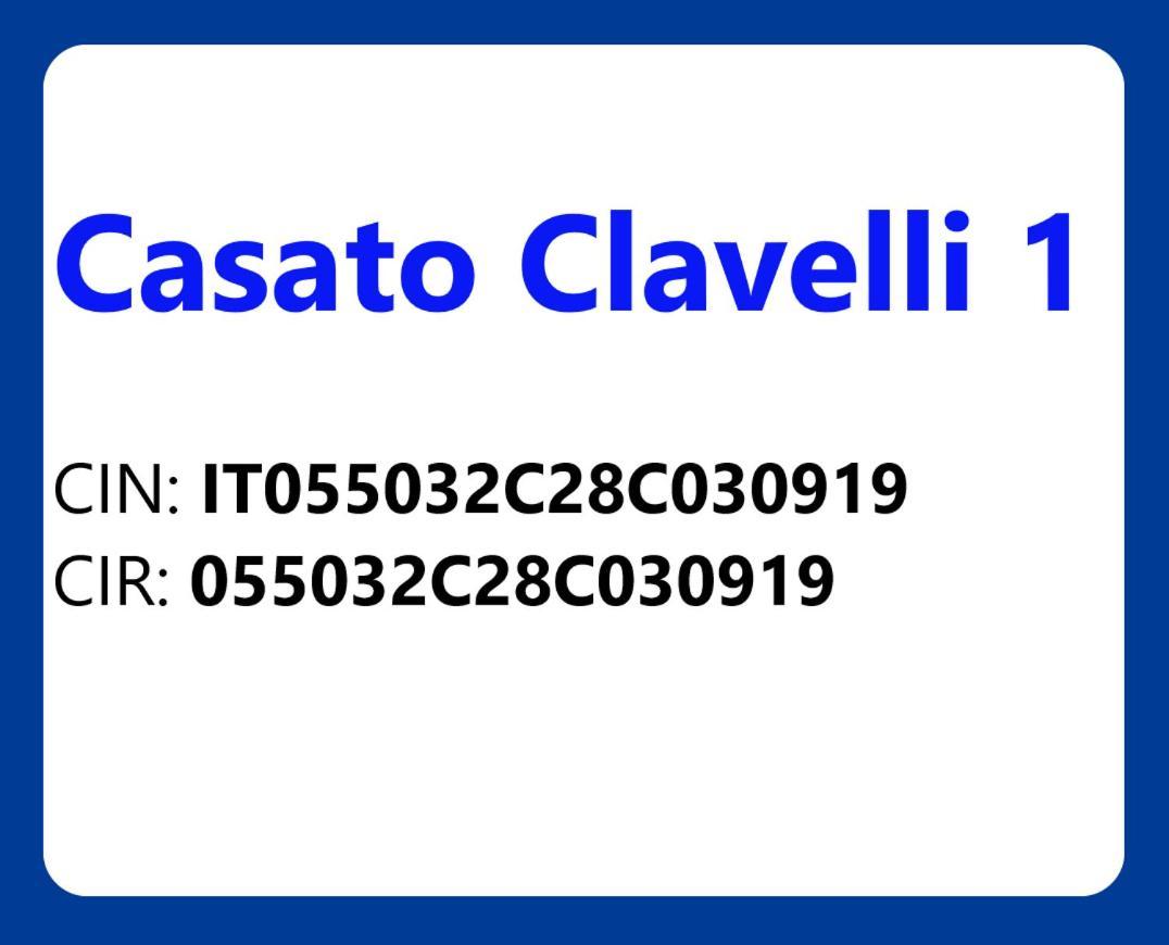 Vila Casato Clavelli 1 Collestatte Exteriér fotografie